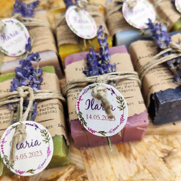 segnaposto sapone matrimonio ecologico